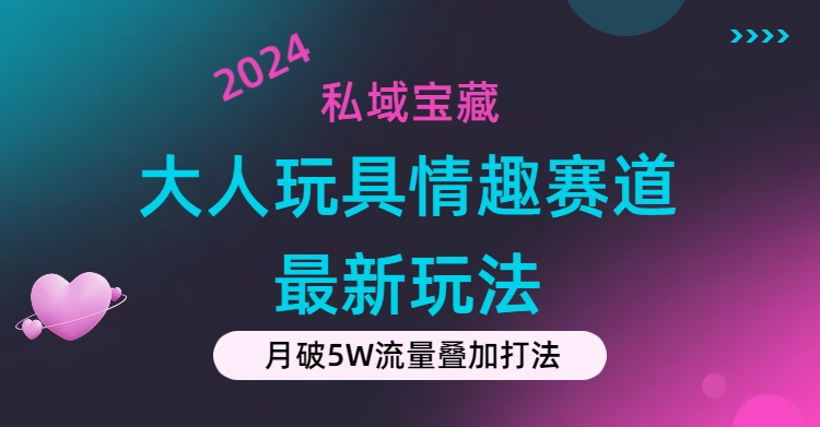 （11541期）私域宝藏：大人玩具情趣赛道合规新玩法，零投入，私域超高流量成单率高-孔明聊项目