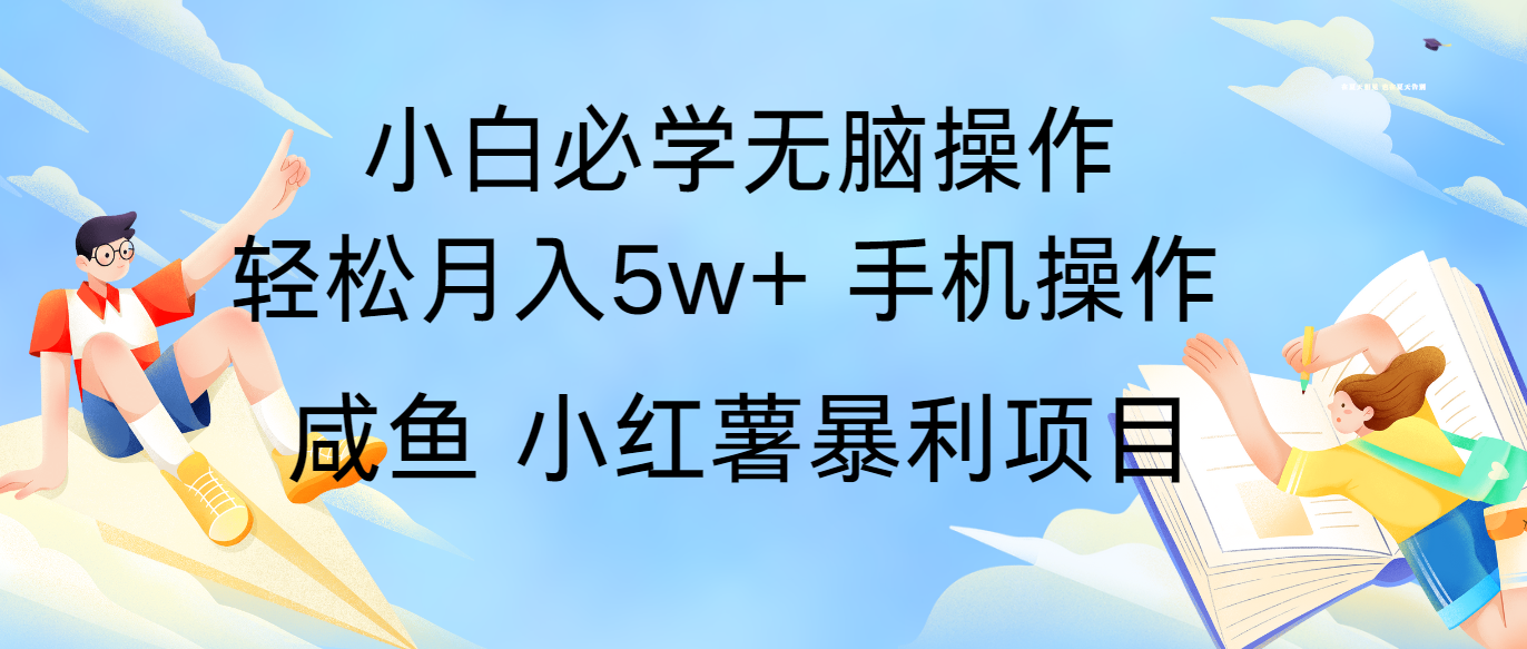 全网首发2024最暴利手机操作项目，简单无脑操作，每单利润最少500+-孔明聊项目