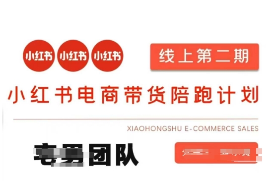 小红书电商带货课2期，月利润20个的小红书电商的有货源，无货源，虚拟产品，付费投流等整套玩法-孔明聊项目