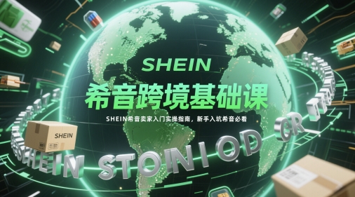 希音跨境基础课，SHEIN希音卖家入门实操指南，新手入坑希音必看-孔明聊项目