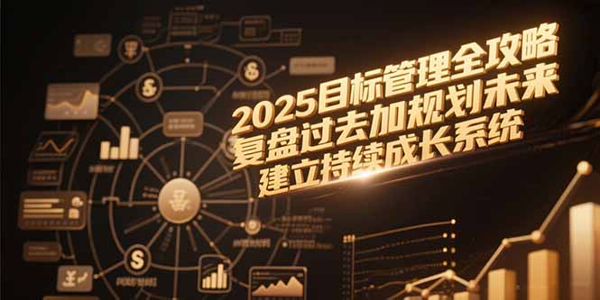2025目标管理全攻略，复盘过去加规划未来，建立持续成长系统-孔明聊项目