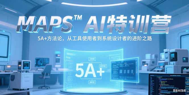 MAPSAI特训营，掌握 5A+方法论，从工具使用者到系统设计者的进阶之路-孔明聊项目