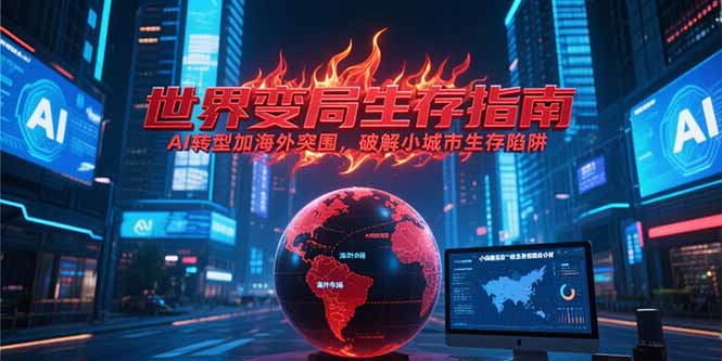 付费文章《世界变局生存指南，AI转型加海外突围，破解小城市生存陷阱》-孔明聊项目