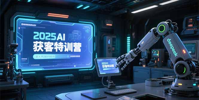 2025AI获客特训营，AI图文视频全制作，deepseek工具实操教学-孔明聊项目