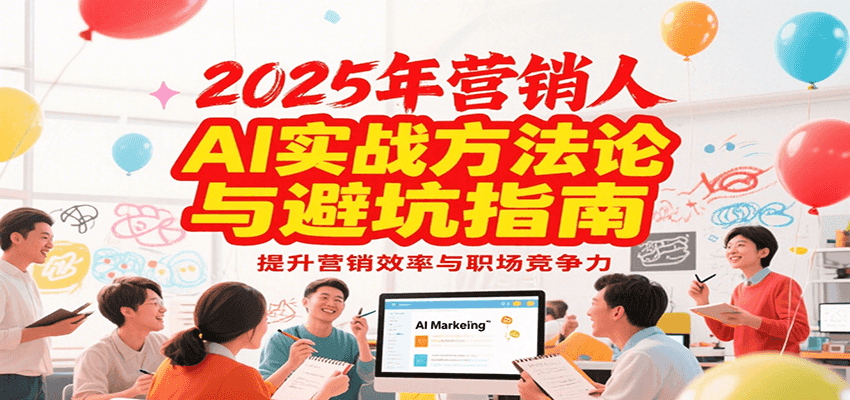2025年营销实战方法论与避坑指南，利用AI提升营销效率与职场竞争力-孔明聊项目