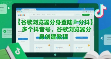 谷歌浏览器分身登陆多个抖音号，谷歌浏览器分身创建教程-孔明聊项目