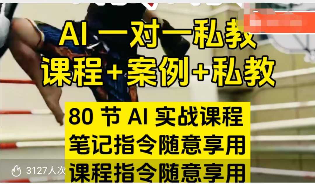 AI指令实战课，课程+案例，80节AI实战课程，笔记指令随意享用，课程指令随意享用(更新7月)-孔明聊项目