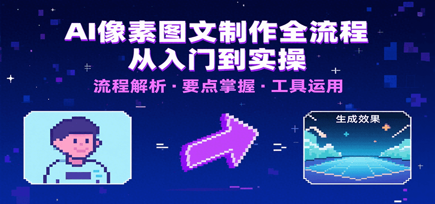 AI像素图文制作全流程:内容要点、文案选择及所用工具,助你快速入局-孔明聊项目