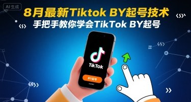 8月最新Tiktok搬运起号技术，手把手教你学会TikTok搬运起号-孔明聊项目