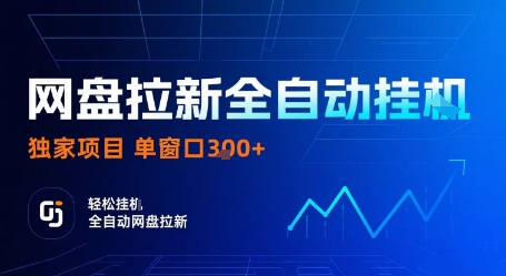 网盘拉新全自动挂G,独家项目,全自动运行完成拉新做任务,单窗口3张+【揭秘】-孔明聊项目