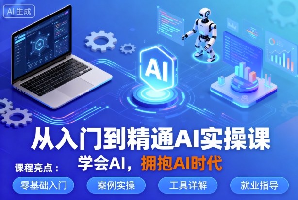 从入门到精通AI实操课，学会AI，拥抱AI时代-孔明聊项目