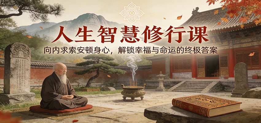 人生智慧修行课：向内求索安顿身心，解锁幸福与命运的终极答案-孔明聊项目