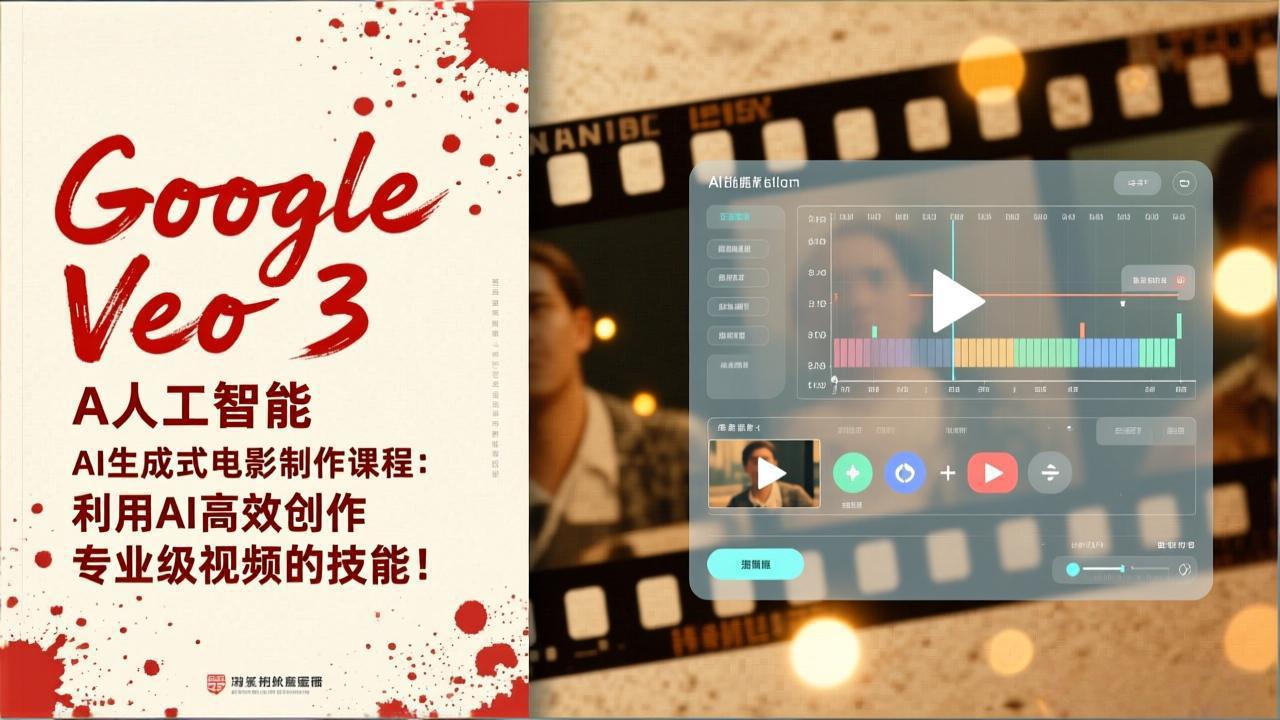 Google Veo 3人工智能AI生成式电影制作课程：利用AI高效创作专业级视频的技能！-孔明聊项目