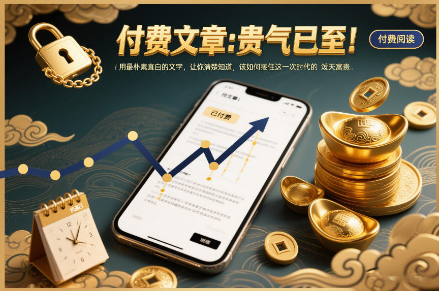 付费文章：贵气已至！用最朴素直白的文字，让你清楚知道，该如何接住这一次时代的泼天富贵-孔明聊项目