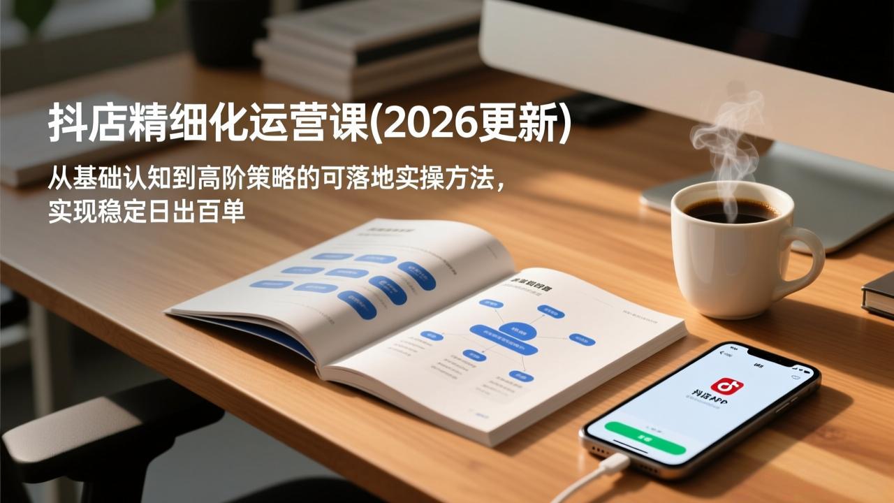 抖店精细化运营课(2026更新-孔明聊项目