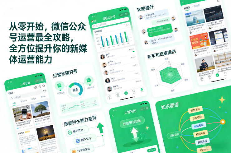 从零开始，微信公众号运营最全攻略，全方位提升你的新媒体运营能力-孔明聊项目