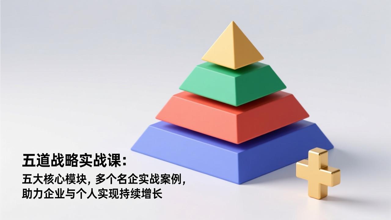 五道战略实战课：五大核心模块，多个名企实战案例，助力企业与个人实现持续增长-孔明聊项目