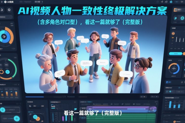 AI视频人物一致性终极解决方案(含多角色对口型)，看这一篇就够了(完整版)-孔明聊项目