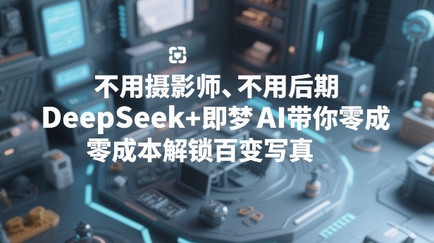 不用摄影师、不用后期，DeepSeek+即梦AI带你零成本解锁百变写真！-孔明聊项目