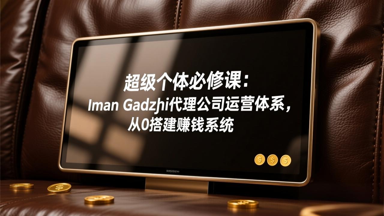 超级个体必修课：Iman Gadzhi代理公司运营体系，从0搭建赚钱系统-孔明聊项目