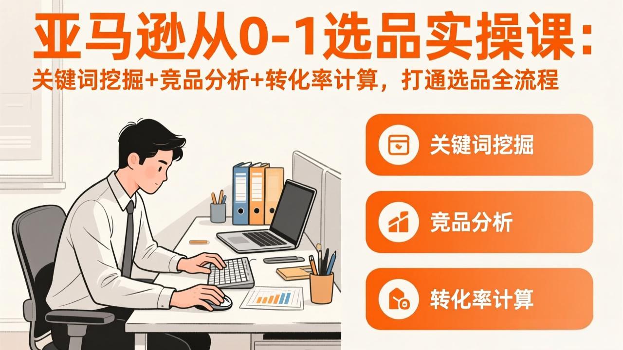 亚马逊从0-1选品实操课(更新3月-孔明聊项目