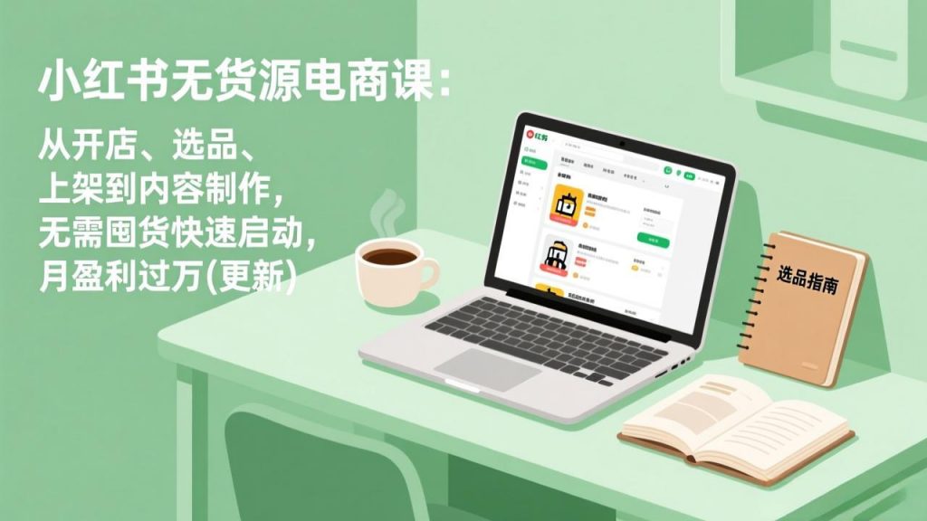 小红书无货源电商课(3月更新-孔明聊项目