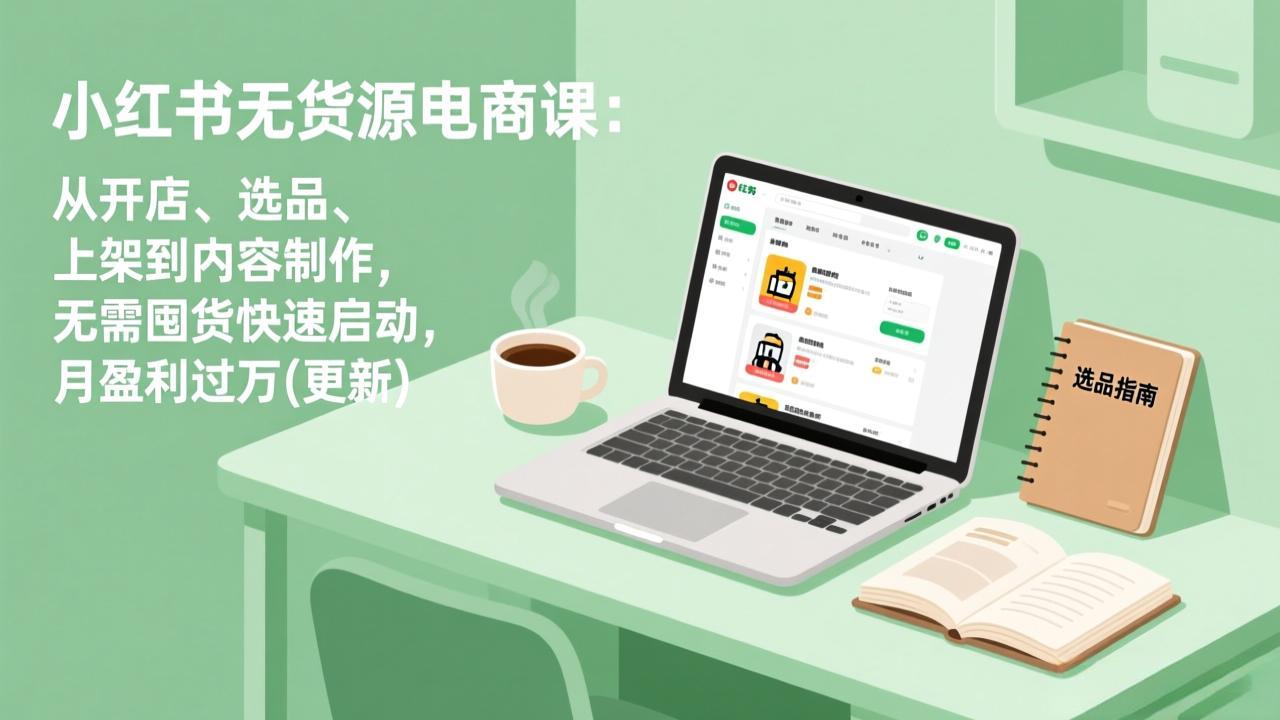小红书无货源电商课(3月更新-孔明聊项目