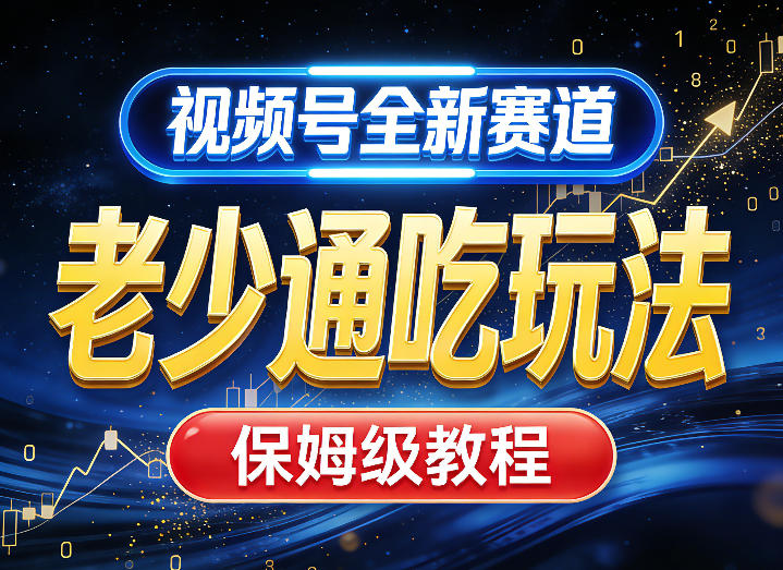 视频号全新AI赛道，老少通吃玩法，保姆级教程-孔明聊项目