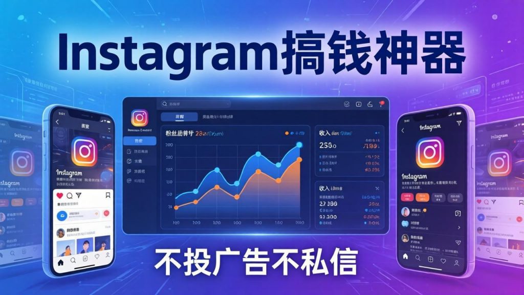 Instagram搞钱神器：月涨6万粉+月入5万刀，不投广告不私信，靠算法+低价产品-孔明聊项目
