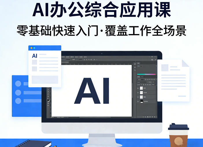 AI办公综合应用课，零基础快速入门，覆盖了工作中各种应用场景-孔明聊项目