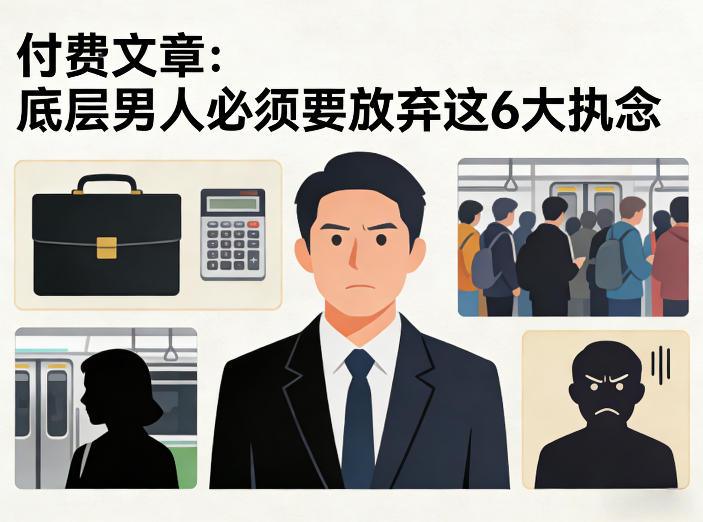 付费文章：底层男人必须要放弃这6大执念-孔明聊项目