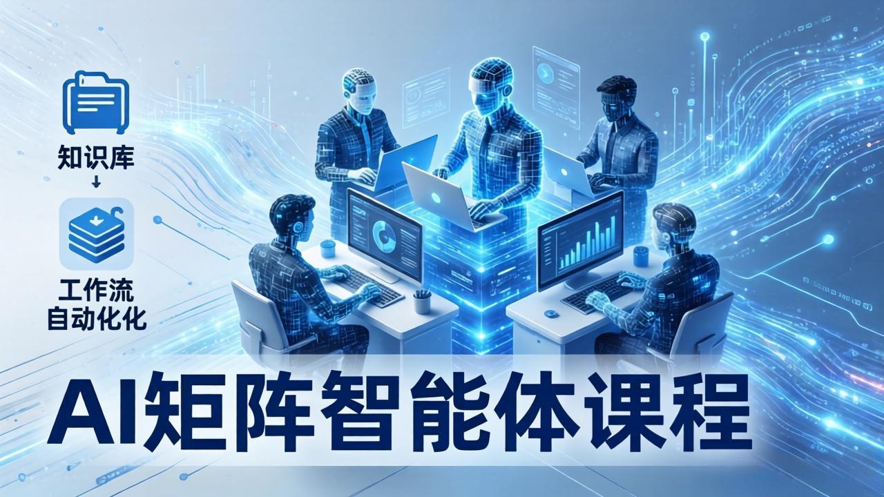 AI矩阵智能体实战：100个数字员工批量生产内容，文本知识库+工作流自动化全搞定-孔明聊项目