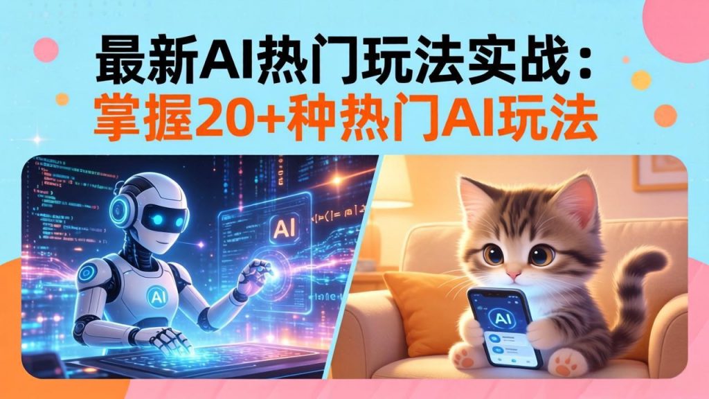 20招AI热门玩法实战：影视级出塞+阐教金仙+山海经变幻/等等，解锁百万流量密码-孔明聊项目