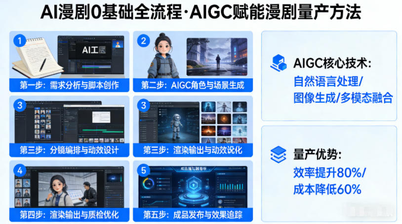 AI漫剧0基础全流程，快速掌握AIGC赋能的漫剧量产方法-孔明聊项目