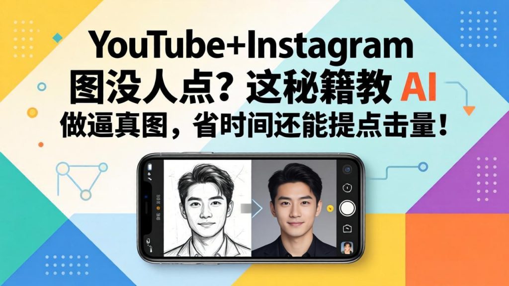 YouTube+Instagram图没人点？这秘籍教 AI 做逼真图，省时间还能提点击量-孔明聊项目