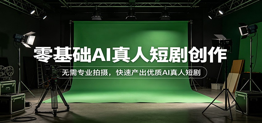 零基础AI真人短剧创作：无需专业拍摄，快速产出优质AI真人短剧-孔明聊项目
