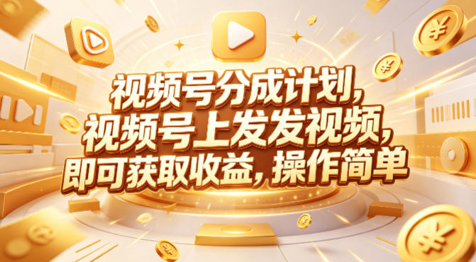 视频号分成计划，599元众筹的Red团队课程，视频号上发发视频，即可获取收益，操作简单-孔明聊项目