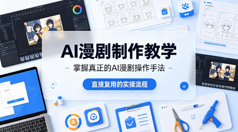 AI漫剧制作教学，带你掌握真正的AI漫剧操作手法，直接复用的实操流程-孔明聊项目