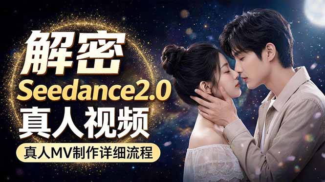 Seedance 2.0电影级真人 MV全流程拆解：提示词、运镜、粒子特效，手把手实操-孔明聊项目