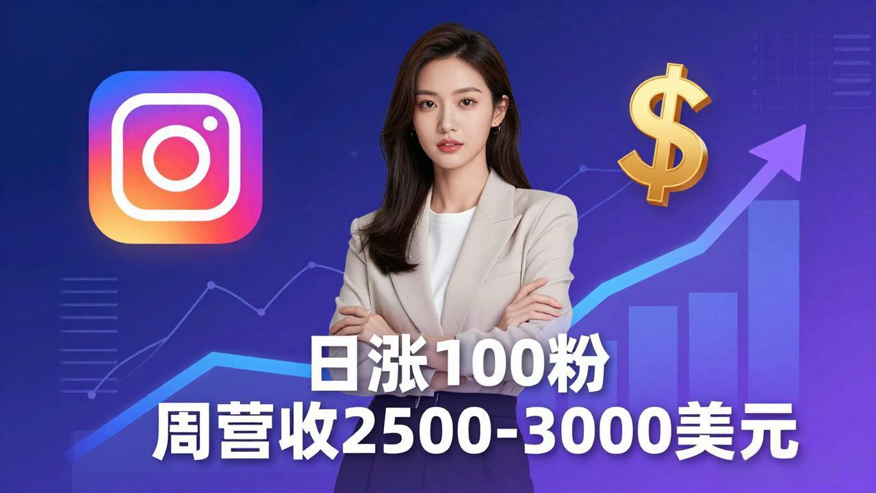 想做数字产品？Sheri亲授：日涨100粉、每周2500至3000美元的营收，Instagram躺着赚-孔明聊项目