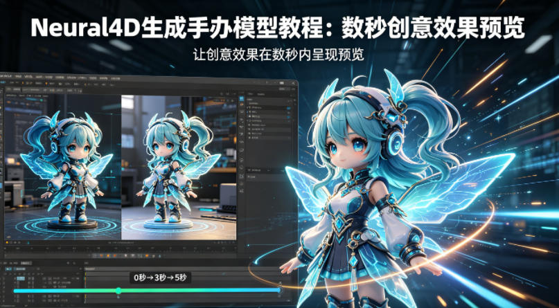 Neural4D生成手办模型教程，让创意效果在数秒内呈现预览-孔明聊项目