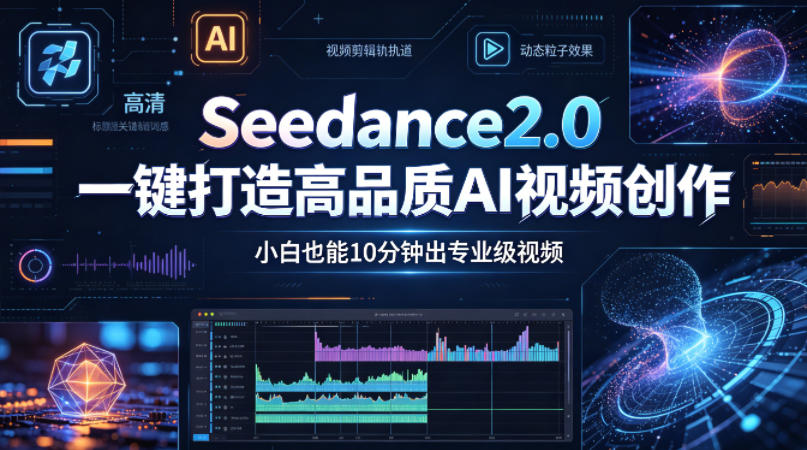 Seedance2.0一键打造高品质AI视频创作，小白也能10分钟出专业级视频-孔明聊项目