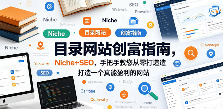 目录网站创富指南，Niche+SEO，手把手教您从零打造打造一个真能盈利的网站【原创双语字幕】-孔明聊项目