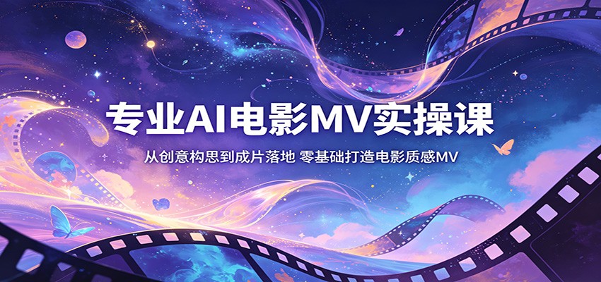 专业AI电影MV实操课：从创意构思到成片落地，零基础打造电影质感MV-孔明聊项目