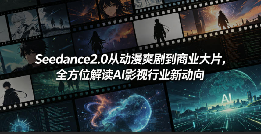 Seedance2.0从动漫爽剧到商业大片，全方位解读AI影视行业新动向-孔明聊项目