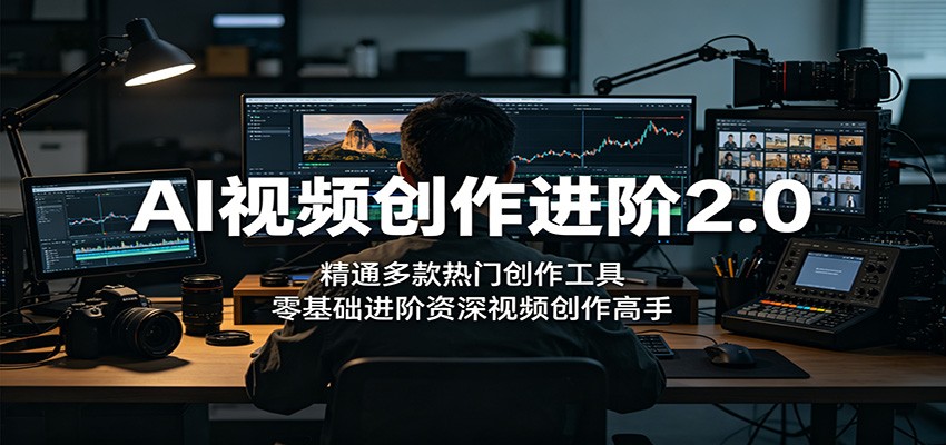 AI视频创作进阶2.0：精通多款热门创作工具，零基础进阶资深视频创作高手-孔明聊项目