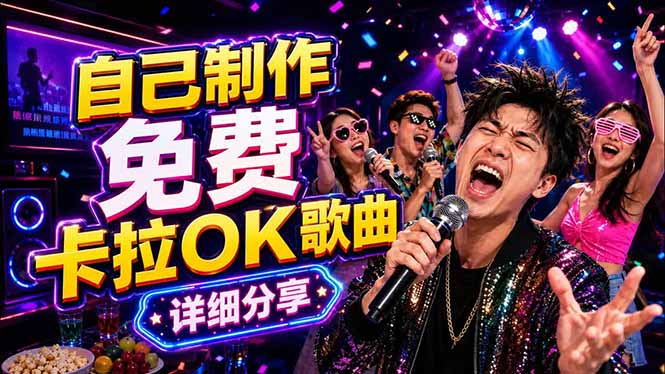 免费卡拉OK歌曲制作全攻略：音轨分离字幕制作，零基础快速做出专业K歌视频-孔明聊项目