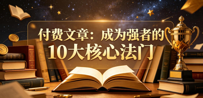 付费文章：成为强者的10大核心法门-孔明聊项目