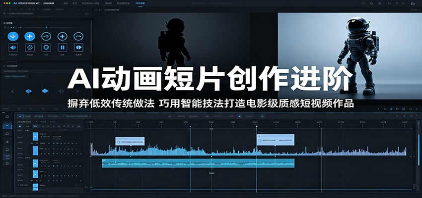 AI动画短片创作进阶：摒弃低效传统做法，巧用智能技法打造电影级质感短视频作品-孔明聊项目