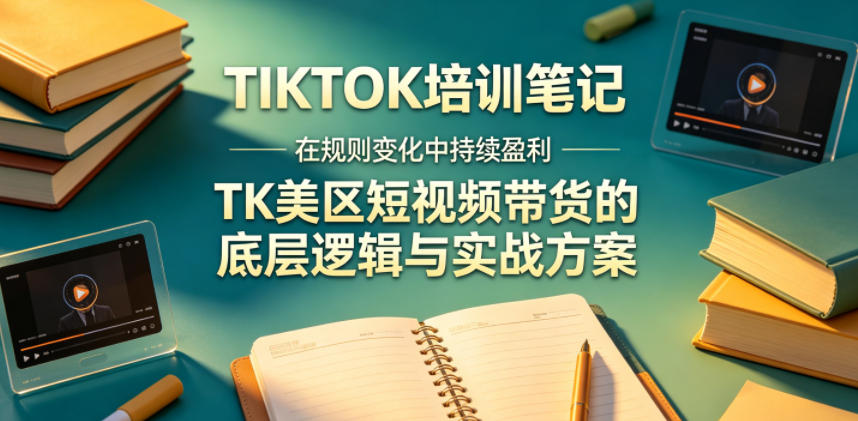 视界跨境TIKTOK4月17培训笔记，在规则变化中持续盈利，TK美区短视频带货的底层逻辑与实战方案【文档】-孔明聊项目
